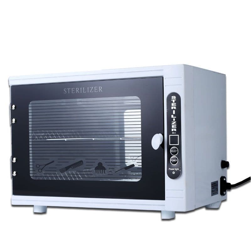 image-Mini UV Sterilizer for Nail Salon and Barber Tools - 6W Stainless Steel