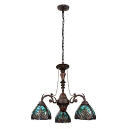 image-Liaison Victorian-Style 3-Light Antique Dark Bronze Finish Mini Chandelier