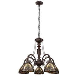 image-Liaison Victorian-Style 5-Light Antique Dark Bronze Finish Large Chandelier