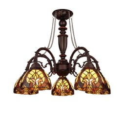 image-Liaison Victorian-Style 5-Light Antique Dark Bronze Finish Large Chandelier