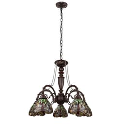 image-Anisoptera Purity 5-Light Antique Dark Bronze Finish Large Chandelier 27" Wide