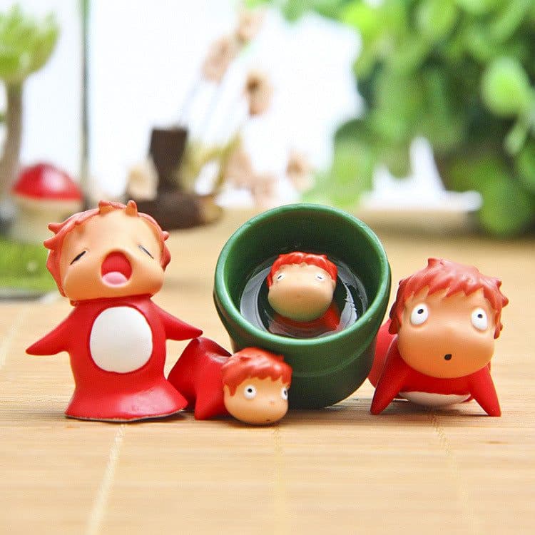 image-Riman Goldfish Resin Miniature Ornaments For Micro Landscape Garden 4 Piece Set