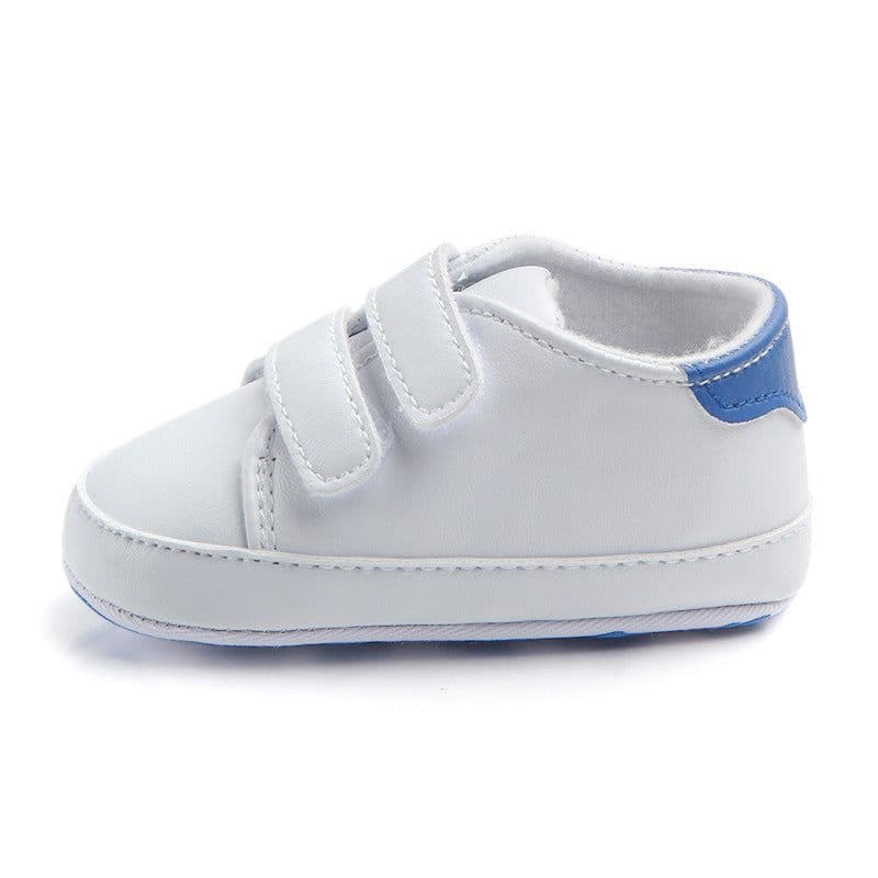 image-Foreign trade wholesale Velcro board shoes PU leather soft sole baby toddler shoes 0-1 years old 0735