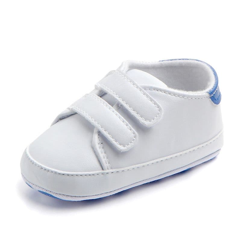 image-Foreign trade wholesale Velcro board shoes PU leather soft sole baby toddler shoes 0-1 years old 0735