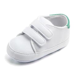 image-Foreign trade wholesale Velcro board shoes PU leather soft sole baby toddler shoes 0-1 years old 0735