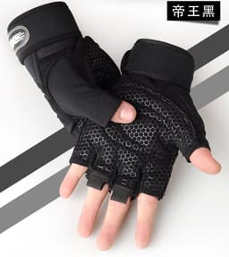 image-A generation of fitness gloves half-finger weightlifting dumbbells long wrist gloves for men and women training breathable summer wholesale