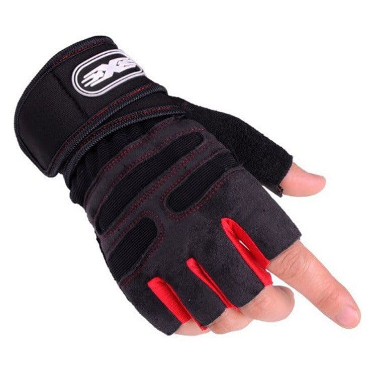 image-A generation of fitness gloves half-finger weightlifting dumbbells long wrist gloves for men and women training breathable summer wholesale