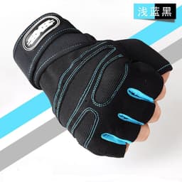 image-A generation of fitness gloves half-finger weightlifting dumbbells long wrist gloves for men and women training breathable summer wholesale
