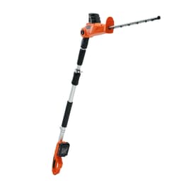 image-VEVOR 20V Cordless Hedge Trimmer, 18 inch Double-edged Steel Blade, Pole Hedge Trimmer Kit 20V Battery, Fast Charger Included, 74"-94" Telescoping Design for High Branches