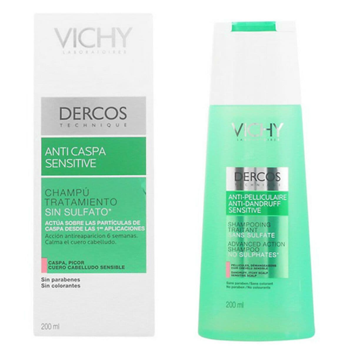 image-Anti-dandruff Shampoo Dercos Vichy (200 m) Hair with dandruff