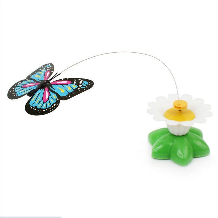 image-Electric Butterfly Cat Toy - Interactive Pet Toy