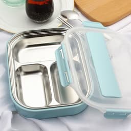 image-Stainless steel student lunch box
