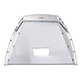 image-VEVOR Portable Paint Booth, Larger Spray Paint Tent with Built-in Floor & Mesh Screen, Painting Tent Station for Furniture DIY Hobby Tool, 7.5x5.2x5.2ft Spray Paint Shelter