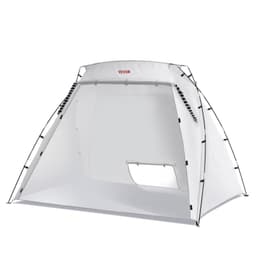 image-VEVOR Portable Paint Booth, Larger Spray Paint Tent with Built-in Floor & Mesh Screen, Painting Tent Station for Furniture DIY Hobby Tool, 7.5x5.2x5.2ft Spray Paint Shelter