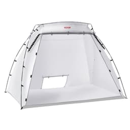 image-VEVOR Portable Paint Booth, Larger Spray Paint Tent with Built-in Floor & Mesh Screen, Painting Tent Station for Furniture DIY Hobby Tool, 7.5x5.2x5.2ft Spray Paint Shelter