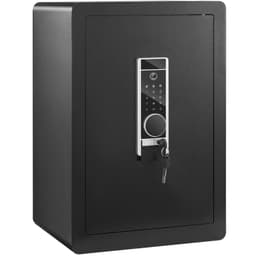 image-VEVOR Safe, 2.2 Cubic Feet Home Safe, Steel Security Safe with Fingerprint, Digital Keypad and 2 Keys, Cabinet Safe with Large Fire-proof Bag, Protect Cash, Gold, Jewelry, Documents, 15.8x13x23.6 inch