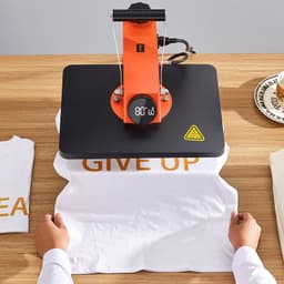 image-VEVOR 5-in-1 Heat Press Machine, 12" x 15" Fast Heating, 360 Swing Away Digital Sublimation Transfer, T-Shirt Vinyl Transfer Printer for Banners Canvas Bag Shirts Pillow Cups Caps Plates