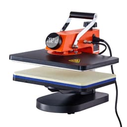 image-VEVOR 5-in-1 Heat Press Machine, 12" x 15" Fast Heating, 360 Swing Away Digital Sublimation Transfer, T-Shirt Vinyl Transfer Printer for Banners Canvas Bag Shirts Pillow Cups Caps Plates