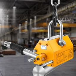 image-VEVOR Magnetic Lifter, 2200lbs/1000kg Pulling Capacity, 2.5 Safety Factor, Neodymium & Steel, Lifting Magnet with Release, Permanent Lift Magnets, Heavy Duty Magnet for Hoist, Shop Crane, Block, Board