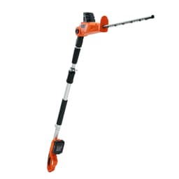 image-VEVOR 20V Cordless Hedge Trimmer, 18 inch Double-edged Steel Blade, Pole Hedge Trimmer Kit 20V Battery, Fast Charger Included, 74"-94" Telescoping Design for High Branches