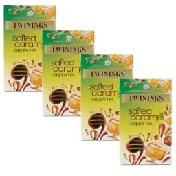 image-Twinings Salted Caramel Tea Bags Individually Enveloped Tagged Healthy Sachets