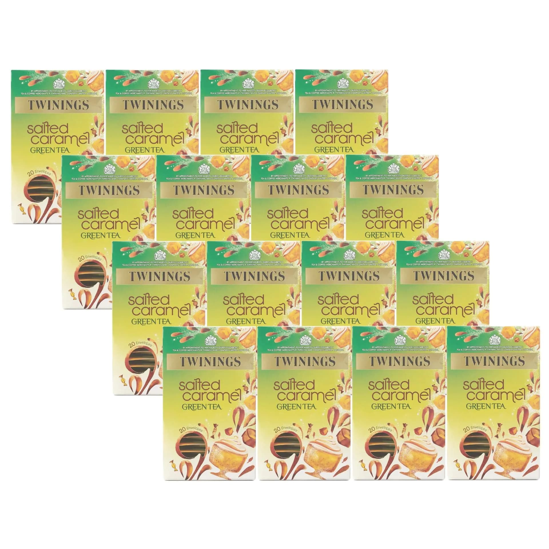 image-Twinings Salted Caramel Tea Bags Individually Enveloped Tagged Healthy Sachets