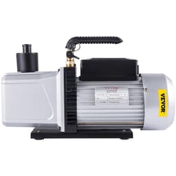 image-VEVOR Vacuum Pump 12CFM 1 HP Single Stage Air Conditioning Vacuum Pump 110V 5PA Ultimate Vacuum Refrigerant HVAC Air Tool Rotary Vane Vacuum Pump for Automobile Vacuum Evacuation (1-Stage, 12CFM)