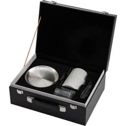 image-VEVOR Ice Ball Press Kit, Anodized 7075 Aluminum, with Silicone Moulds, Large Mat, Stainless Steel Tong & Two Glasses, Double Size Crystal Clear Rounds for Whiskeys, Cocktails on Parties & Holidays
