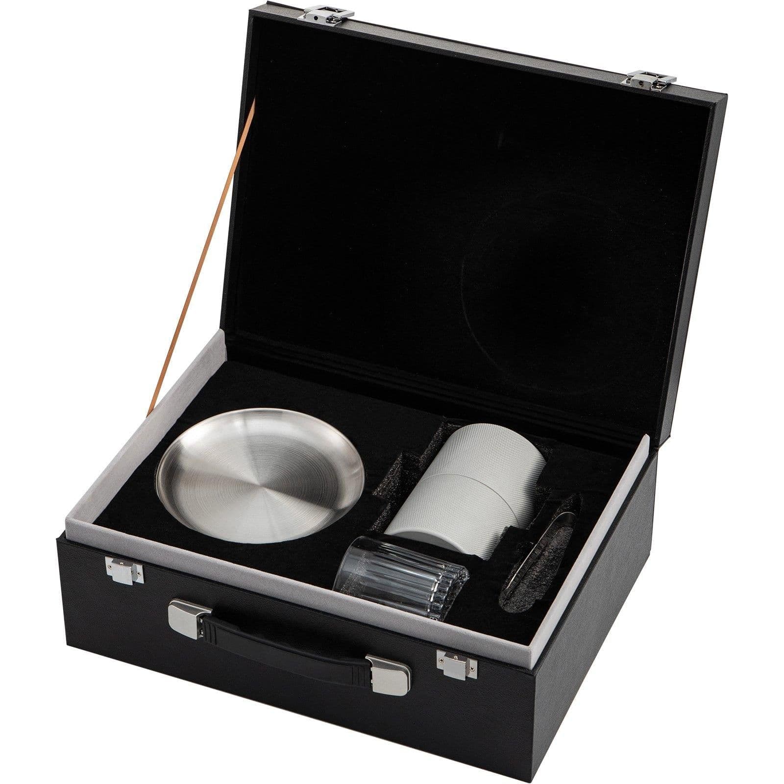 image-VEVOR Ice Ball Press Kit, Anodized 7075 Aluminum, with Silicone Moulds, Large Mat, Stainless Steel Tong & Two Glasses, Double Size Crystal Clear Rounds for Whiskeys, Cocktails on Parties & Holidays