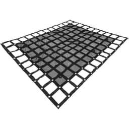 image-VEVOR Cargo Net with Mesh, 8' x 6.7' Cargo Net for Pickup Truck Bed, Heavy Duty Cargo Nets with Cam Buckles & S-Hooks & Cross Strap, Truck Bed Cargo Net for Trailer SUV Jeeps(96" x 80")