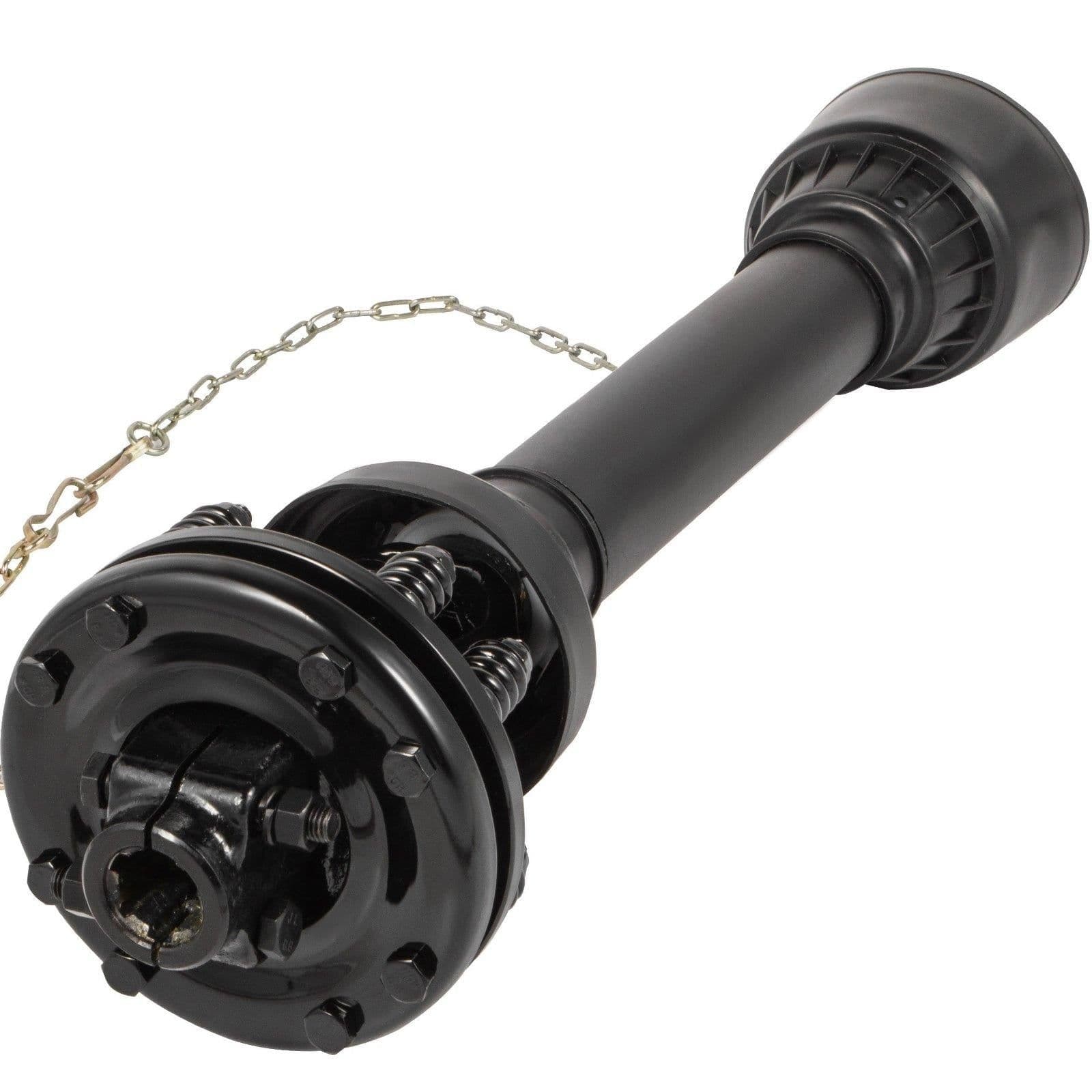 image-VEVOR PTO Shaft, 1-3/8" PTO Drive Shaft, 6 Spline Both Ends PTO Driveline Shaft, Series 5 Tractor PTO Shaft, 43"-57" Brush Hog PTO Shaft, Black PTO Shaft with Slip Clutch for Bush Hog/Finish Mower