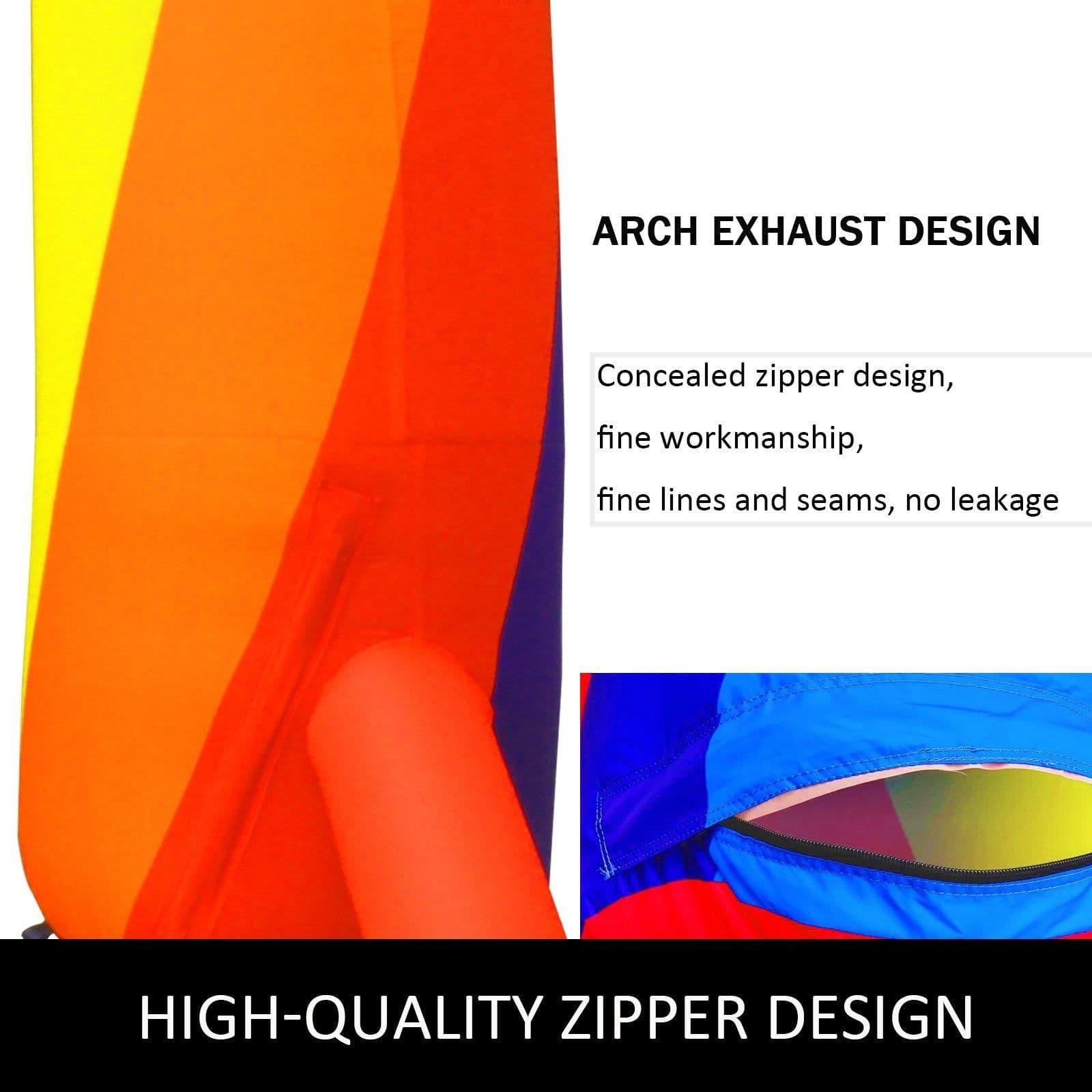 image-Inflatable Rainbow Arch 26ftx10ft (8x4m) w/ 350W Motor Advertising/Party Supplies/Event Decorations/Inflatable Products
