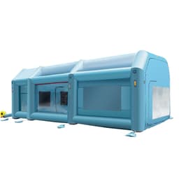 image-VEVOR 26x15x10ft Portable Inflatable Paint Booth,Inflatable Spray Booth, Car Paint Tent with Air Filter System & 2 Blowers, Upgraded Blow Up Spray Booth Tent, Auto Paint Workstation, Car Parking Gara