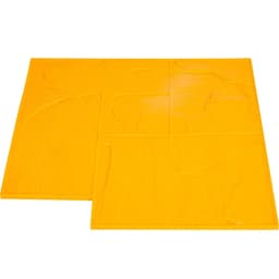 image-VEVOR Concrete Texturing Skin, 24"x24" Concrete Stamps Mats Set, Polyurethane Concrete Stamping Mats, Slate Concrete Stamps, 4 PCS Realistic Concrete Texture Mat, Concrete Stamps for Walls/Floors