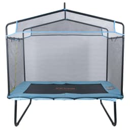 image-VEVOR 6FT Trampoline for Kids, 72" Indoor/Outdoor Toddlers Trampoline, Mini Baby Trampoline with Safety Enclosure Net, Gymnastics Bar, Hammock, Recreational Trampoline Birthday Gift for 3+ Years Kids