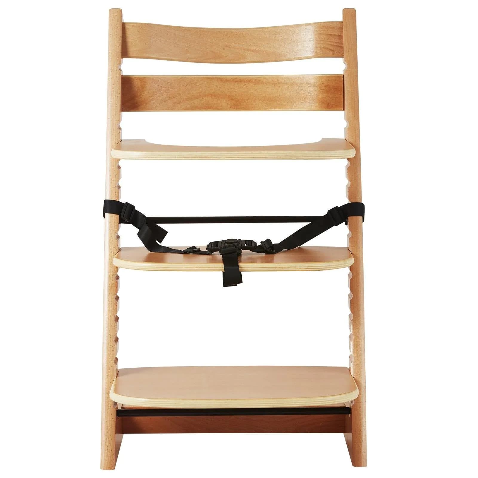 image-VEVOR Wooden High Chair for Babies & Toddlers, Convertible Adjustable Feeding Chair, Eat & Grow High Chair with Tray, Grow with Kid Portable Baby Dining Booster Seat, Beech Wood Toddler Chair, Natural