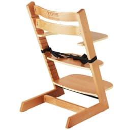 image-VEVOR Wooden High Chair for Babies & Toddlers, Convertible Adjustable Feeding Chair, Eat & Grow High Chair with Tray, Grow with Kid Portable Baby Dining Booster Seat, Beech Wood Toddler Chair, Natural