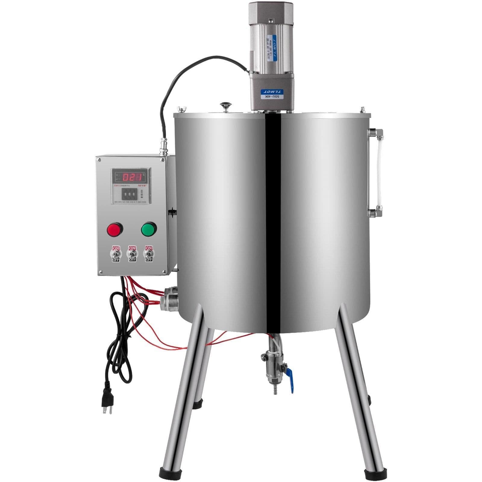 image-VEVOR Heating Mixing Filling Machine, 30L/7.9 Gal Lipstick Filling Machine, 35W Lipstick Filler, Heating and Stirring Filling Machine with Stirrer for Cosmetics, Drink, Lipstick, Wax and Nail Polish