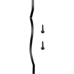 image-VEVOR Deck Balusters, 51 Pack Metal Deck Spindles, 32.25"x1" Staircase Baluster with Screws, Aluminum Alloy Deck Railing for Wood and Composite Deck, Stylish Baluster for Outdoor Stair Deck Porch
