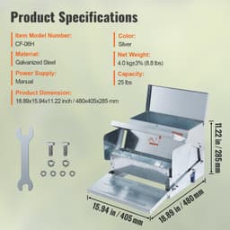 image-VEVOR Automatic Chicken Feeder - 25 lbs Galvanized Steel