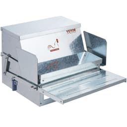 image-VEVOR Automatic Chicken Feeder - 25 lbs Galvanized Steel