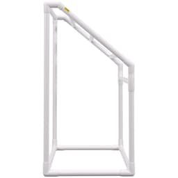 image-VEVOR Towel Rack, 5 Bars Outdoor PVC Towel Holder, Freestanding Pool Towel Hanger Stand with Clips, Bag & Hook, Outdoor Indoor Quilt Drying Rack Organizer, Ideal for Poolside, Bathroom, Spa, White