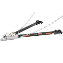 image-VEVOR Universal Tow Bar - 5500 lbs Capacity with Chains 2" Coupler