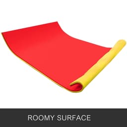 image-18×6Ft Water Pad Party Float with High Flotation Floating Foam Pad for Water Recreation and Relaxing