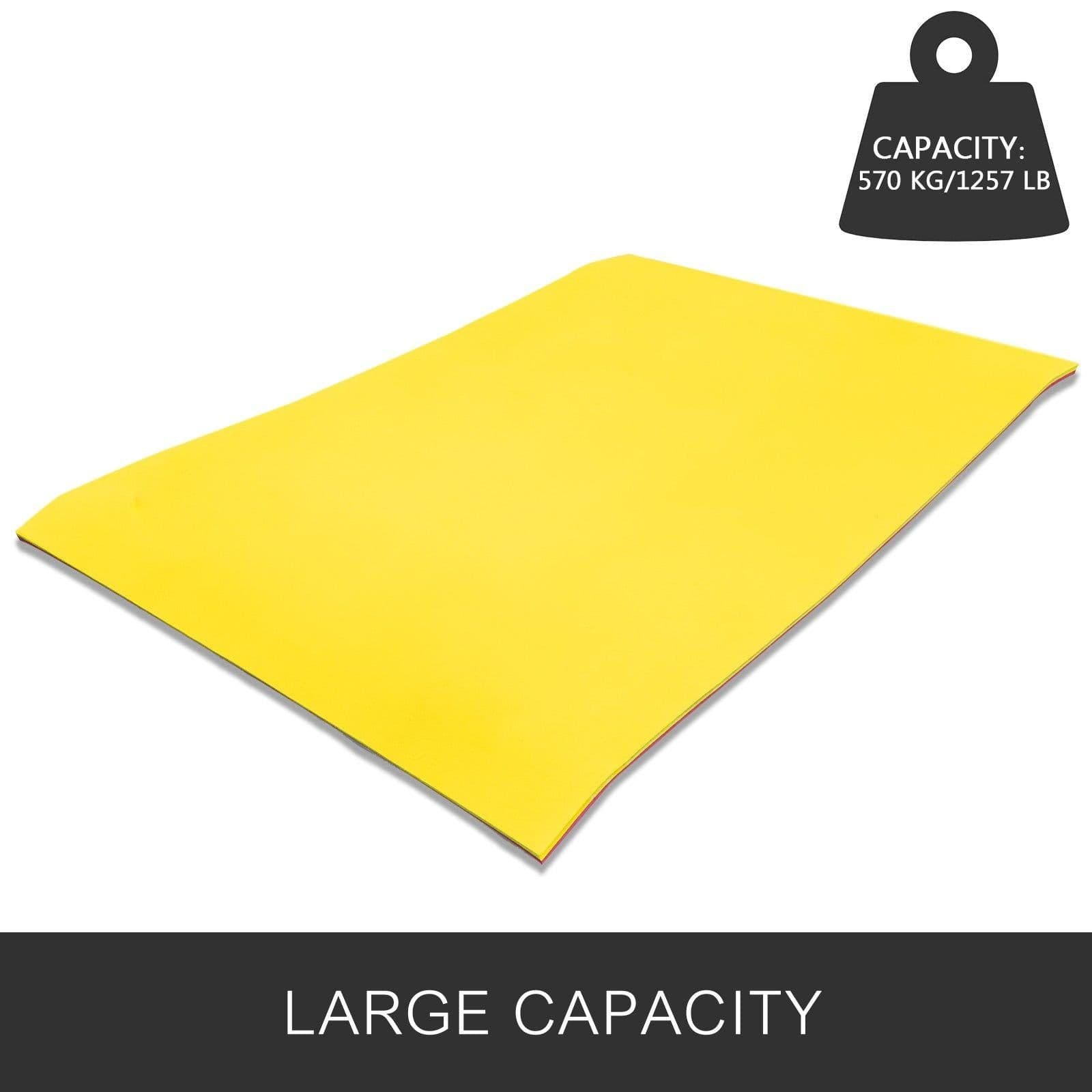 image-18×6Ft Water Pad Party Float with High Flotation Floating Foam Pad for Water Recreation and Relaxing