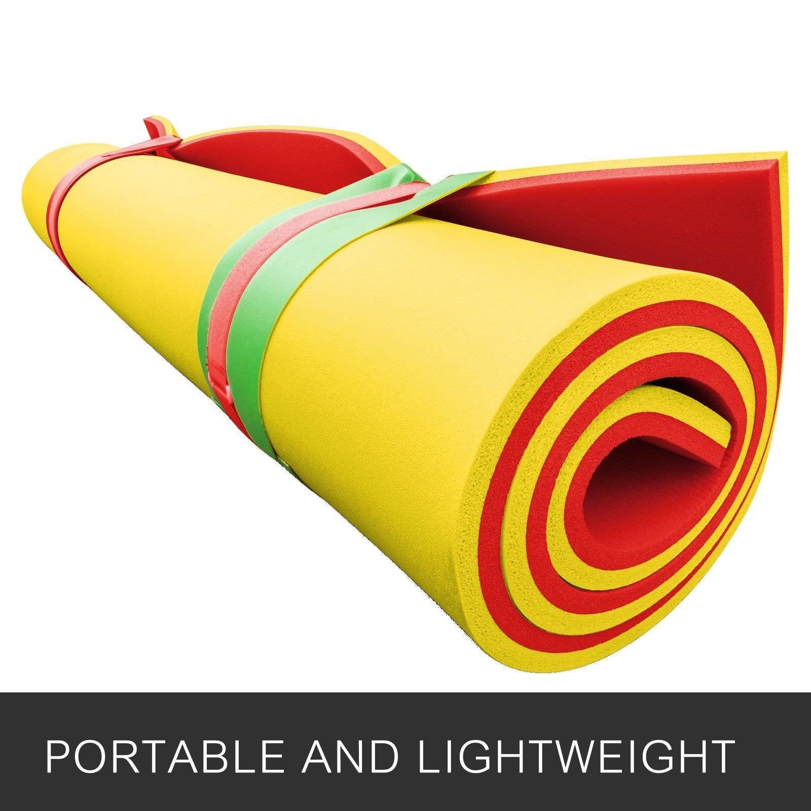 image-18×6Ft Water Pad Party Float with High Flotation Floating Foam Pad for Water Recreation and Relaxing