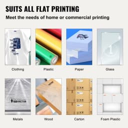 image-VEVOR Screen Printing Kit, 6 Pieces Aluminum Silk Screen Printing Frames, 18x20inch Silk Screen Printing Frame with 160 Count Mesh, High Tension Nylon Mesh and Sealing Tape for T-shirts DIY Printing