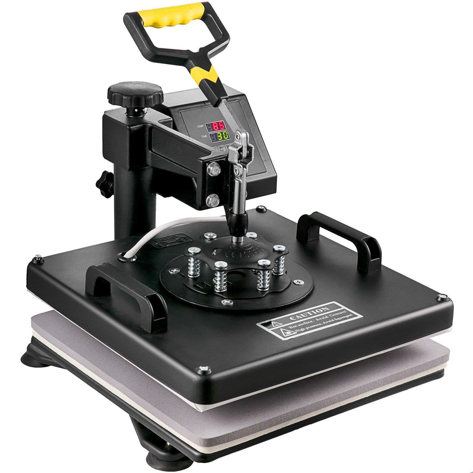 image-VEVOR 8-in-1 Heat Press 15"x15" & 53" Vinyl Cutter Plotter Bundle