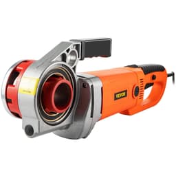 image-VEVOR Electric Pipe Threader, 2300W Pipe Threading Machine with 6 Dies 1/2"-2", 110V Hand-held Pipe Threader Machine with Copper Motor, Portable Electric Pipe Threading Kit with Carrying Case