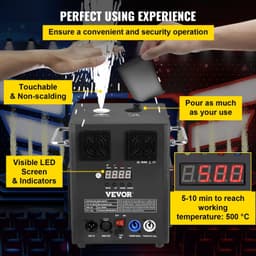 image-VEVOR Stage Equipment Special Effect Machine, 500W 4pcs Stage Effect Machine with Wireless Remote Control, Smart DMX Control Stage Equipment Showing Machine for Wedding, Musical Show